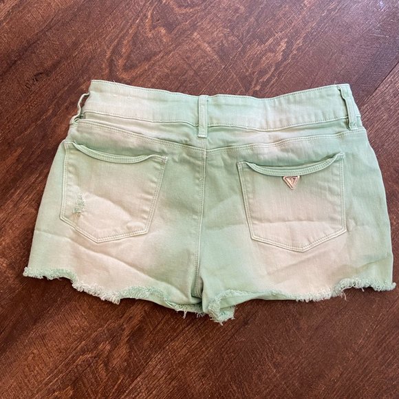 Guess Distressed Jean Shorts - Size 30 - Picture 3 of 7